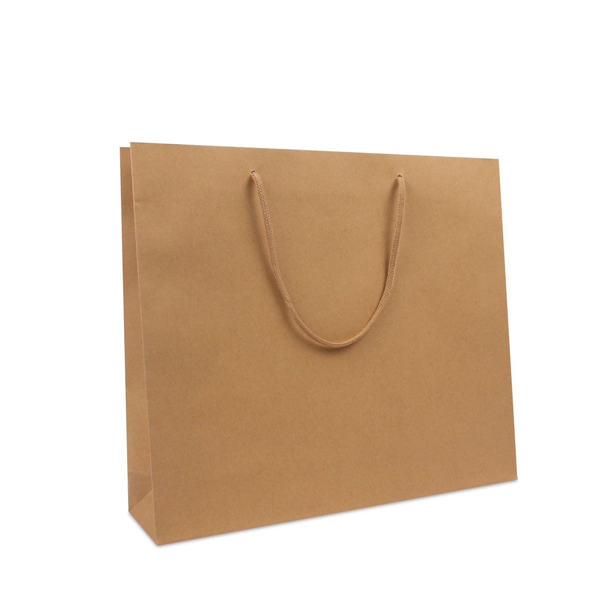 25 sacs luxe kraft brun 30+10x25 cm