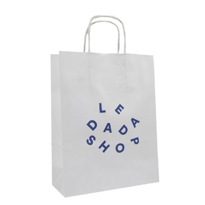 Sac papier kraft poignes torsades